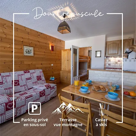 Ferienwohnung Doux Crepuscule - Au Bord Des Pistes - Parking Enchastrayes Exterior foto